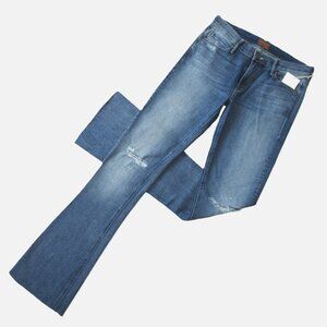 NWT Mother The Runaway Fray in Heartbreaker Stretch Flare Jeans 29